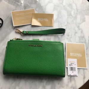 Michael Kors Adele Leather Smartphone Wallet